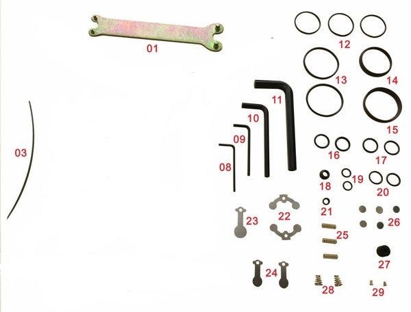 5K2 seal kit for GX pcp air compressor 5K2