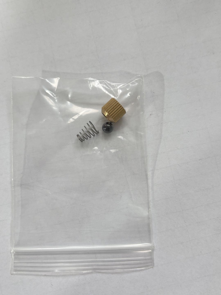 CS4 replacement check valve with spring and steel ball- On compressor ...