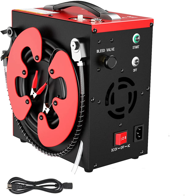 Compressore PCP 4500 Psi 30MPa, compressore d'Aria PCP 12V DC-110/220V AC, compressore d'Aria per Paintball, Pompa per Fucile ad Aria compressa PCP Compressore PCP 4500 Psi 30MPa, compressore d'Aria PCP 12V DC-110/220V AC, compressore d'Aria per Paintball, Pompa per Fucile ad Aria compressa PCP