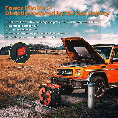 GX PUMP CS3 I Portable PCP Air Compressor PCP Compressor 12V 4500Psi gx-pump-cs3-i-portable-pcp-air-compressor-pcp-compressor-12v-4500psi