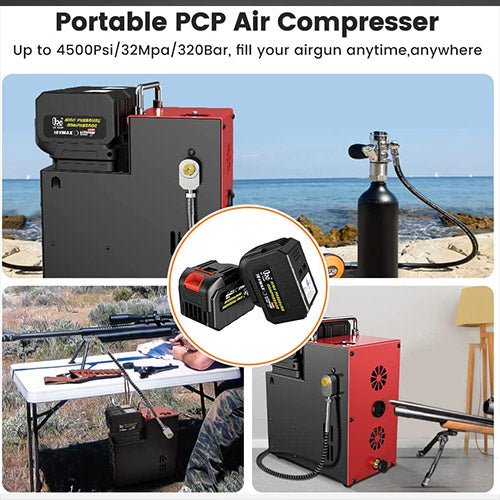 VEVOR Pompe de compresseur d'air électrique 350 W Pompe à air haute pression 4500 PSI VEVOR Pompe de compresseur d'air électrique 350 W Pompe à air haute pression 4500 PSI